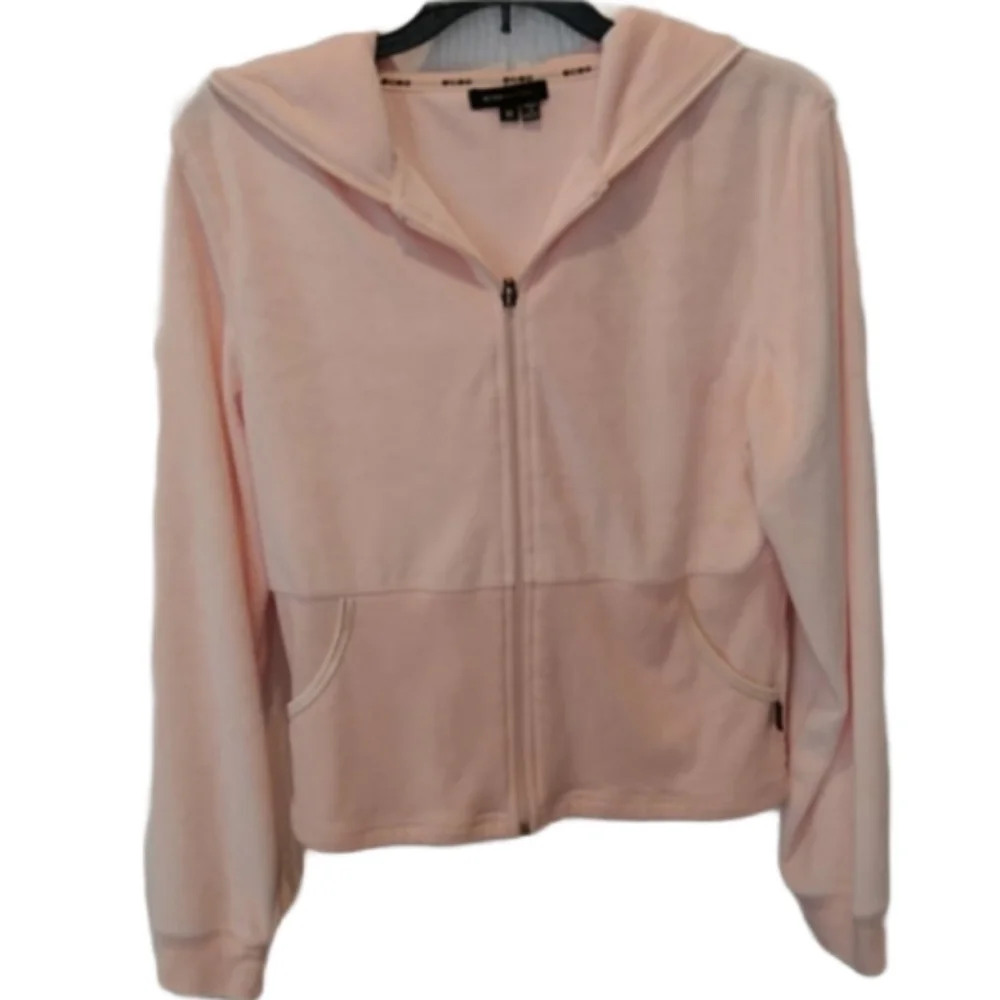 BCBG Maxazria pink hoodie Medium so soft